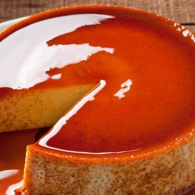 Pressure Cooker Cheese Flan