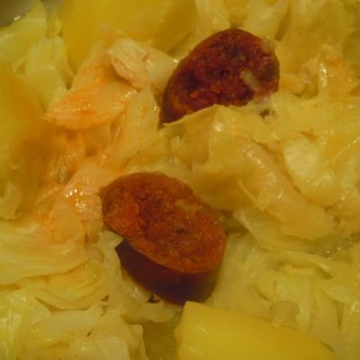 Cabbage with Chorizo
